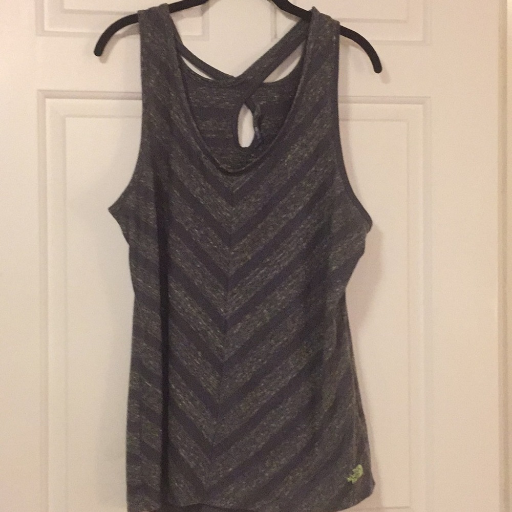 The North Face workout tank with crisscrossed back
